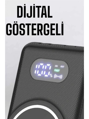 ® 10.000 Mah Powerbank 4 Portlu Hızlı Şarj Dijital Göstergeli