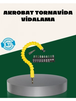 ® 12 Parça Akrobat Bits Seti Çok Amaçlı Vidalama Dayanıklı Çelik