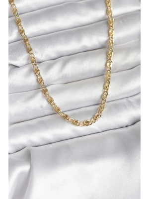 ® 14K Gold Renk Kaplama Zincir Model CM Kadın Kolye