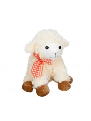 ® 1509 -JHN-PFF-SK PELUŞ KUZU OTURAN KURDELELİ 24CM 2R