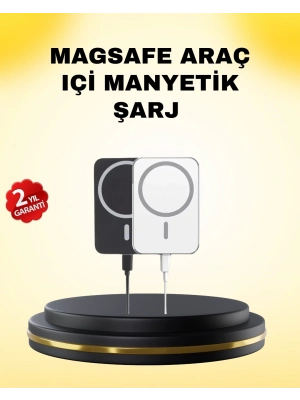 ® 15W Kablosuz Şarj Destekli MagSafe Araç Tutucu Havalandırma Klipsli