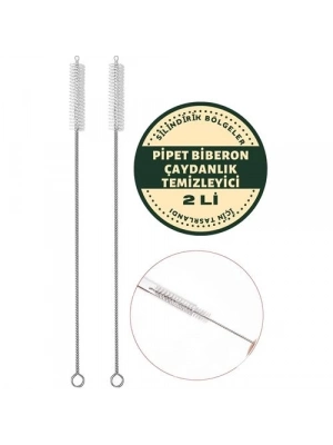 2 Adet Pipet Emzik Çaydanlık Temizleyici Fırça 718031