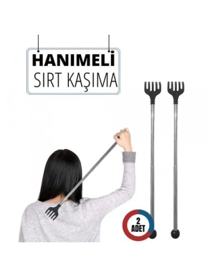 ® 2 Lİ Hanımeli Metal Sırt Kaşıma Aparatı