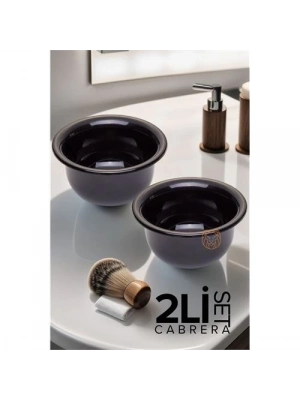 ® 2 li SET Tıraş Tası Cabrera Design