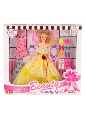 ® 207 Ayakkabı Setli Candy Girl Bebek -Toys