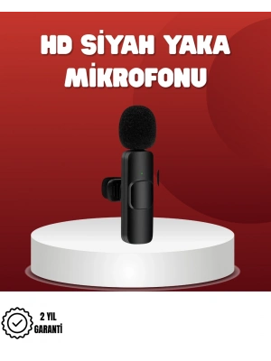 ® 2’li Kablosuz Yaka Mikrofonu iPhone İçin Profesyonel Video Ses