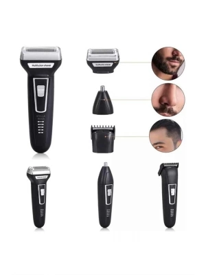 ® 3lü Set Saç Sakal Kesme Traş Makinesi Burun Kılı Alma Tıraş Makinesi