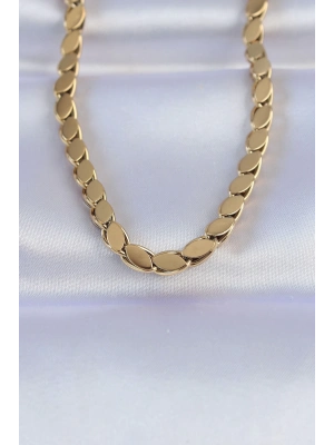 ® 316L Çelik Gold Renk Arpa Model Kolye