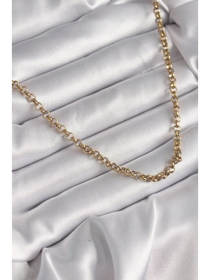 ® 316L Çelik Gold Renk Kadın Kolye