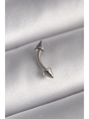 ® 316L Çelik Gümüş Renk Çivi Model Piercing