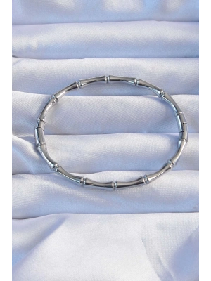 ® 316L Çelik Gümüş Renk Kemik Model Bileklik