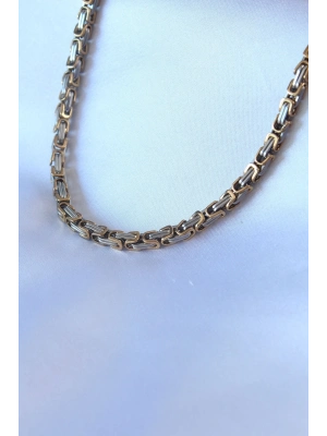 ® 316L Çelik Mix Renk Kral Zincir Model Erkek Kolye