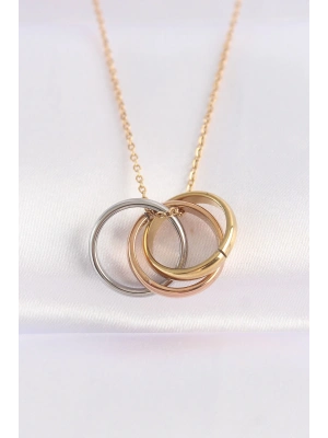 ® 316L Çelik Zincir Çoklu Renk Model Kolye