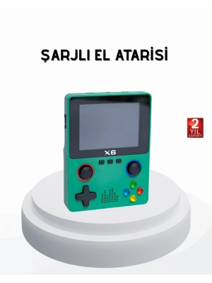 ® 3.5 İnç IPS Ekranlı Taşınabilir Oyun Konsolu Ergonomik Çift Tetikli