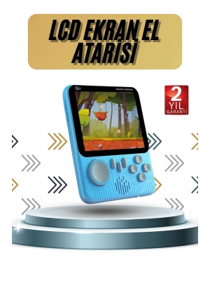 ® 3.5 İnç Mini Atari Taşınabilir Oyun Konsolu 666 Adet Retro Oyun