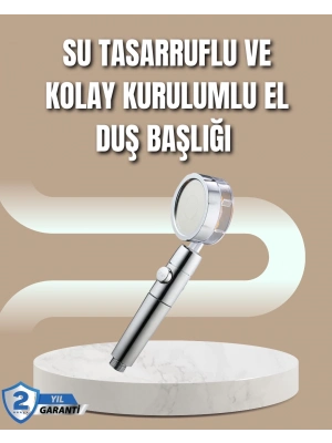 ® 360° Ayarlanabilir Çok Fonksiyonlu Duş Başlığı