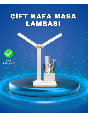 ® 3’ü 1 Arada Çok Amaçlı Masa Lambası | Göz Yormayan Işık, Organizer Tasarım