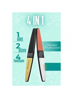 ® 4 Fonksiyon Tırnak Törpü ve Parlatma Solingen