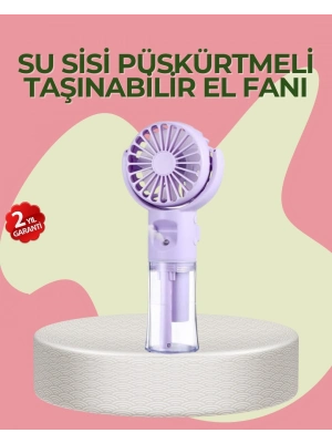 ® 4 Kademeli Serinletici Su Buharlı El Vantilatörü