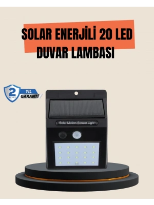 ® 4 Modlu Solar LED Bahçe ve Garaj Lambası