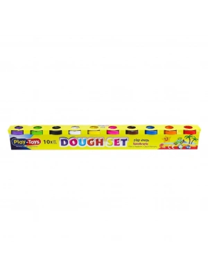 ® 40966 Playtoys 10x100 gr Oyun Hamuru -Asya Oyuncak