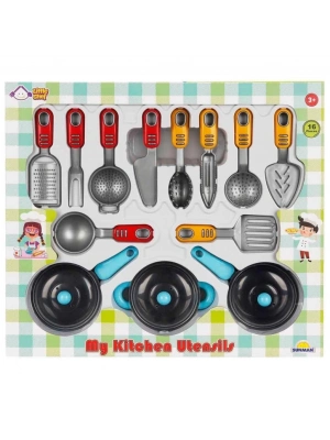 ® 4681 Mutfak Gereçleri Seti 16 Parça -