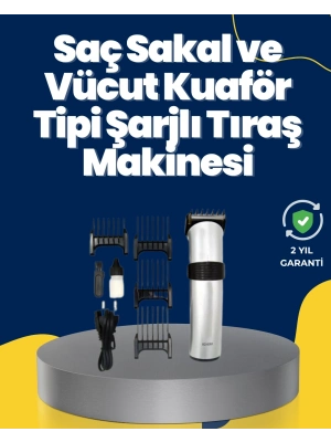 ® 5 Farklı Kesim Tarağıyla Gelen Çok Amaçlı Tıraş Cihazı