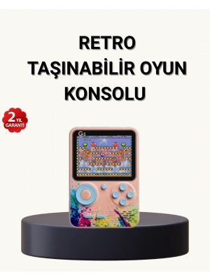® 500 Klasik Oyunlu Retro Oyun Konsolu Taşınabilir ve TV Bağlantılı