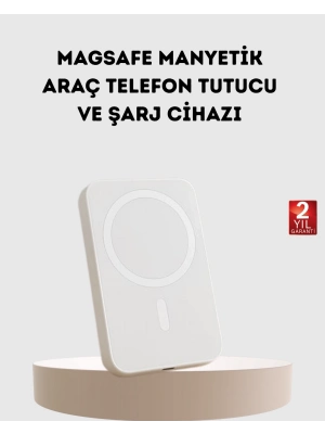 ® 5000mAh Manyetik Powerbank – iPhone Serisi İçin Taşınabilir Kablosuz Şarj Cihazı