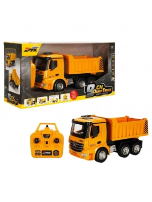 ® 5083   İŞ MAKİNESİ 1 18 DAMPERLİ KAMYON FF IŞIKLI 9CH 3 7V USB 2 4GHZ