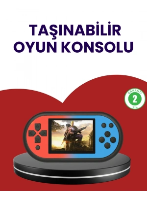 ® 520 Oyunlu El Oyun Konsolu TV Bağlantılı HD LCD Ekranlı