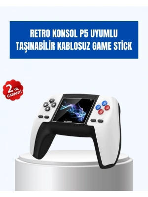 ® 520 Oyunlu Taşınabilir Retro Oyun Konsolu | P5 GamePad