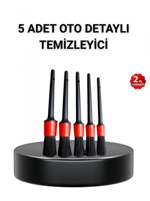 ® 5’li Detay Temizlik Fırçası Seti Araç İç Dış Jant Motor Çok Amaçlı