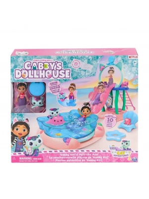 ® 6067878 Gabbys Dollhouse Gabby ve Mercat Purr-ific Havuz Oyun Seti
