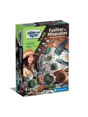 ® 64336 Bilim ve Oyun - Fosiller ve Mineraller Kazı Seti