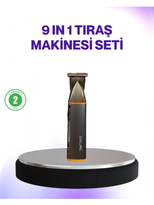 ® 9’u 1 Arada Şarjlı Erkek Bakım Cihazı Saç Sakal Bıyık Ense Trimmer