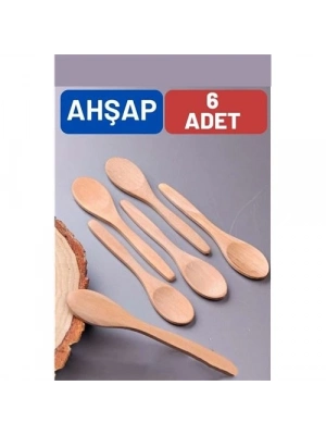 ® Ahşap Baharat Kaşığı Barnhard Design 6 ADET