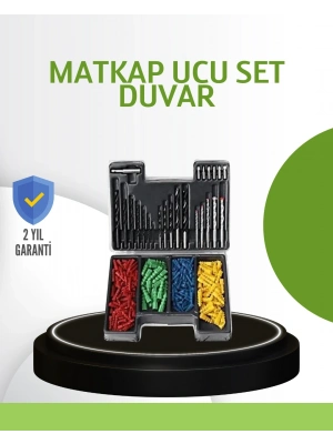 ® Ahşap Metal Beton Delme Uç Seti Organizerli Karbon Çelik Matkap Ucu