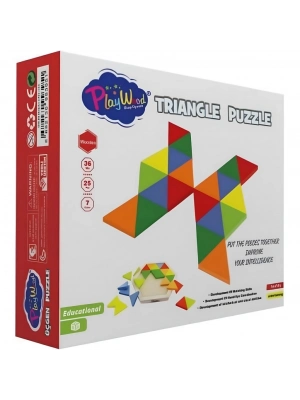 ® Ahşap Üçgen Puzzle