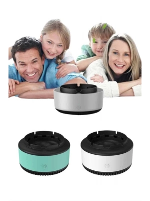 ® Akıllı Kokusuz Küllük Dumanı İçine Çeken Kül Tablası Hava Temizleyici