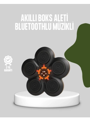 ® Akıllı Müzikli Boks Makinesi Bluetooth Bağlantılı Işıklı Hedefli Fitness Aleti