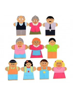 ® AND-5001  İNSANLAR KUKLA SETİ 10 LU