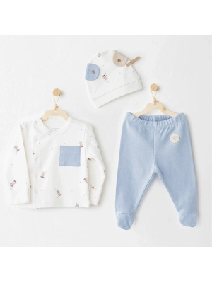 ® AC26073  3lü Zıbın Takım Blue