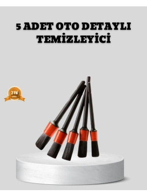 ® Araç Detay Temizlik Fırçası 5’li Set Çizmeyen Kıl Çok Yönlü Kullanım