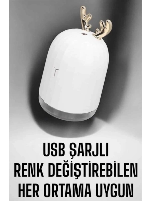 ® Aromaterapi Hava Temizleyici Buhar Makinesi Taşınabilir Şarjlı