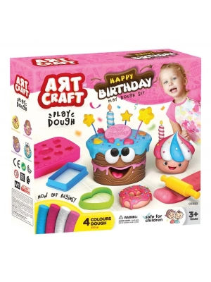 ® Art Craft Doğum Günü Oyun Hamuru Seti 10 Parça