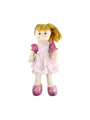 ® AY950C Parlak Elbiseli Bez Bebek 50 cm -Vardem