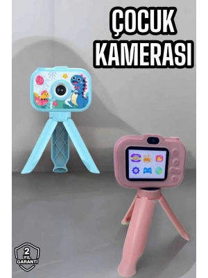 ® Ayaklı Mini Fotoğraf Makinesi Çocuk Için Eğitici Video Kamera