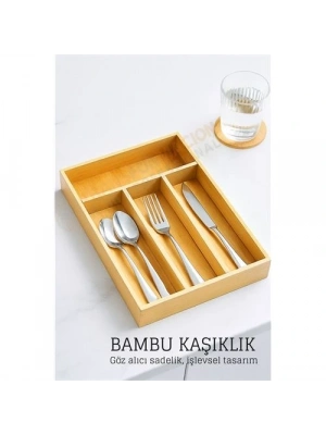 ® Bambu Çekmece İçi Kaşıklık Organizer