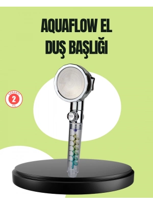 ® Basınçlı El Duşu Başlığı – Döner Pervaneli, Göz Kamaştıran Yağmur Etkisi